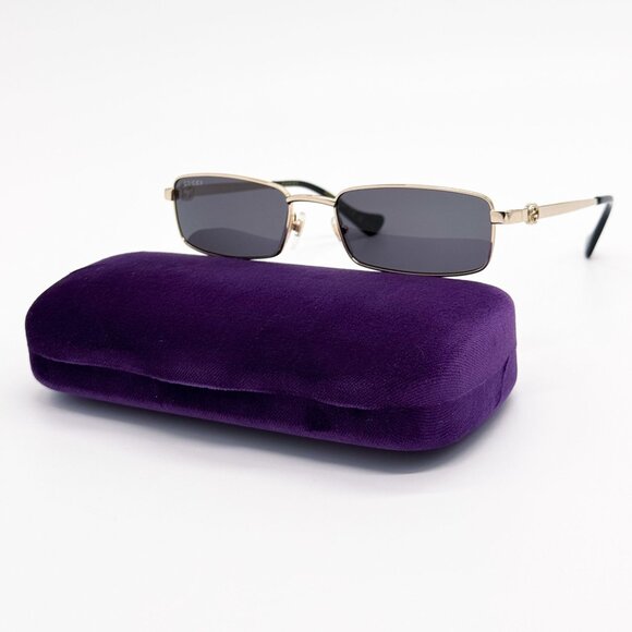 NEW GUCCI SUNGLASSES GG1600S 001 GOLD/GRAY WOMEN EYEWEAR GUCCI main image 10